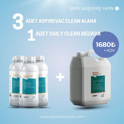 2024 ün en kazançlı kampanyası : 3 Adet Aspirevac Clean Alıyorsunuz 1 Adet Daily Clean Hediye Ediyoruz! resmi